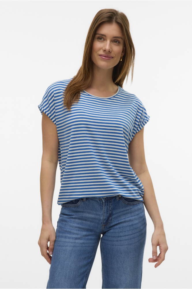 VMAVA SS TOP STRIPE GA JRS NOOS 10284469 DAPHNE